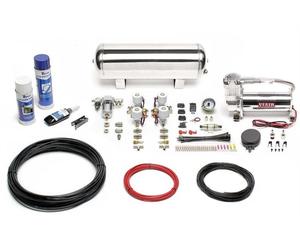 Kit Gestione Analogica Compressore 444C Serbatoio L11.5 Cromato Manometro Bianco