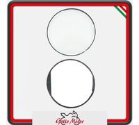KIT GHIERA NERA E VETRO CONTACHILOMETRI PIAGGIO VESPA PX 125 Ø 100 mm 163680206