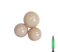 Kit Ghirlanda Di Palloncini Gonfiabili Riutilizzabili, 3/7 Pezzi Di Palloncini In Pvc Collegati con Elastici E Ugello A Prova Di Perdite, Decorazioni per Feste Di Lunga Durata(White,3pcs)
