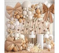 Kit ghirlanda di palloncini in lattice rosa bianco 102 pezzi (JT-HD04-Bow)