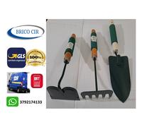 KIT GIARDINAGGIO CURA PIANTE FAI DA TE COMPOSTO DA PALETTA ZAPPETTA E RASTRELLO