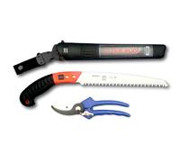 KIT GIARDINAGGIO FORBICE MANICO PLASTICA 149/22 - SEGHETTO LAMA FISSA RS210/24