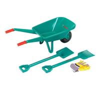 Kit Giardino Bambini Klein 4 Pezzi Carrozzina Pala Rastrello Guanti