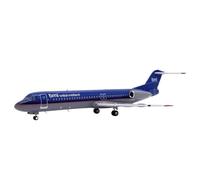Kit giocattolo for aeromobili in scala 1/400, modello di aereo in lega di metallo British Midland Fokker 100 G-BXWF, da collezione finito