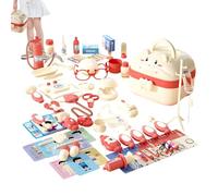 Kit Gioco del Dottore per Bambini,Set Gioco Prendi il Dottore con Design a Valigia,Kit Per Giochi Di Ruolo Da Medico, Giocattolo , Multifunzionale, Con E Suoni | Per Il Simbolico