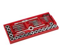 Kit giramaschi e filiere set 20 pezzi con cassetta