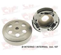KIT GIRANTE + CAMPANA FRIZIONE Ø mm. 107 MOTORI PIAGGIO APRILIA GILERA