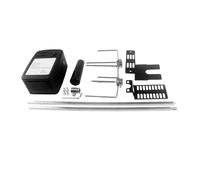 Kit girarrosto for griglia automatica Motore for barbecue elettrico Utensili da cucina da campeggio Griglia for barbecue elettrica in acciaio inossidabile Girarrosto con scivolo