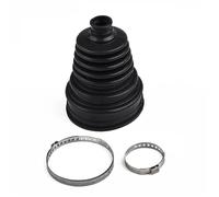 Kit giunti alberi di trasmissione 1 pz/4 pz Kit di copertura antipolvere per giunto omocinetico a velocità costante in silicone Morsetto a sfera universale rotondo con clip Kit giunti(1PCS)