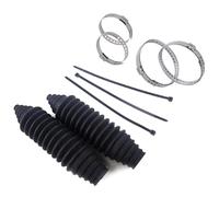 Kit giunti alberi di trasmissione Kit di cuscinetti per pignone dello sterzo con cremagliera in silicone universale + fascette + morsetti adatti per parti di auto