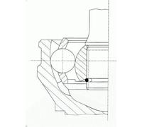 Kit giunti, albero di trasmissione SPIDAN 36111 per TRANSIT V363 Autobus 2 2016-