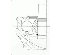Kit giunti, albero di trasmissione SPIDAN 36111 per TRANSIT V363 Furgone 2 2016-