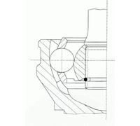 Kit giunti, albero di trasmissione SPIDAN per TRANSIT V363 Furgone 2 2016-2024