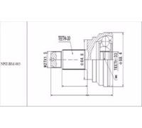 Kit Giunti Esterni BMW X5 E70 2006-, X6 E71 2008- NUOVO