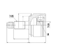 Kit di giunti, albero motore PASCAL G14065PC