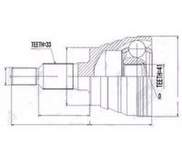 Kit Giunti Esterni Hummer H2 6.0, 6.2 2002-, Chevrolet Avalanche 2500 2002-
