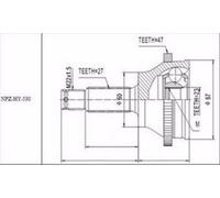 Kit Giunti Esterni Hyundai Sonata Ef 2.0, 2.4, 2.5, 2.7 Atm 1998-2004