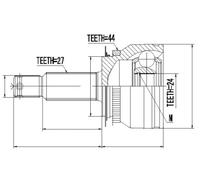 Kit Giunti Esterni Kia Cerato 1.6crdi 2.0crdi 2004-2009