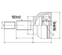 Kit Giunti Esterni Renault Laguna III 1.5 DCI, 2.0 I 16V 2007-