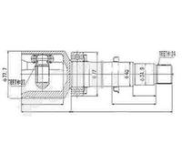 NTY Kit giunti, Semiasse compatibile con NPW-TY-034