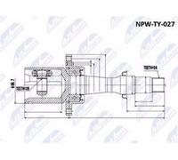 Kit Giunti Interni Toyota Avensis 2003-2006, Camry Acv30 Usa 2.4 01-06 Destro