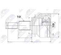 Kit Giunto Esterno Adatto Per Mazda 6 2.5 USA Gh -2012, 2.0/2.5 Atm 12 CX-5 Atm