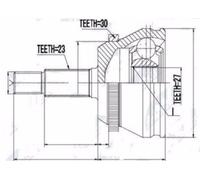 Kit Giunto Esterno Adatto Per Renault Safrane II 2.0,2.2DT,2.5 1996-2000 Nuovo