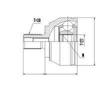 NTY NPZ-VW-037 Kit giunti semiasse
