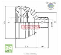 Kit giunto omocinetico Kamoka Anteriore per VW TRANSPORTER