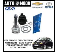 KIT GIUNTO OMOCINETICO LATO RUOTA GSP PER CHEVROLET DAEWOO MATIZ 0.8 1.0 1.1