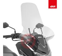 KIT GIVI PARABREZZA ALTO 2123DT + ATTACCHI YAMAHA N-MAX 125-155 2015-2020
