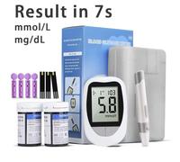 Kit Glucometro Test Del Diabete Monitoraggio Glicemia 50 Strisce Con Lancette