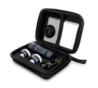 Kit Goal Universel Smartphone Teleobiettivo, Fisheye Angolo Ampio E 2 Macro
