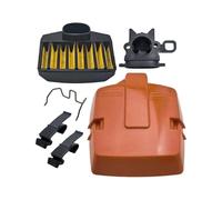 Kit gomito collettore supporto molla coperchio filtro aria adatto for motosega 362 365 371 372 OEM 503628001