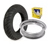Kit gomma camera cerchio michelin s1 3-50-10 3 50 10 vespa 125 px t5 gt gtr ts