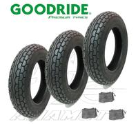 KIT GOMME E CAMERE GOODRIDE 3.00-10 42J PIAGGIO VESPA SS 90 1965/1971 V9SS1T