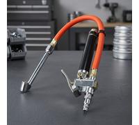 Kit Gonfiatore Pneumatici Completo con Tubo Girevole per Auto per moto Bici