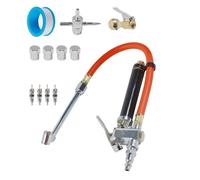 Kit Gonfiatore Pneumatici con Ergonomico a Leva per Funzionamento con Una