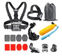 Kit GoPro Accessori Action Cam per tutte le Go pro Hero black session Dji Osmo