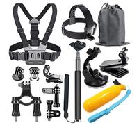 Kit GoPro Accessori Action Cam per tutte le Go pro Hero black session Dji Osmo