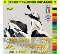 Kit Grafica adesivi decal compatibili con PIAGGIO BEVERLY 400 ABS scooter kit F