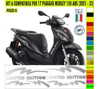 Kit Grafica adesivi decal compatibili con PIAGGIO MEDLEY 150 ABS -kit A- c.2164