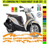 Kit Grafica adesivi decal compatibili con PIAGGIO MEDLEY 150 ABS -kit A- c.2164