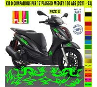 Kit Grafica adesivi decal compatibili con PIAGGIO MEDLEY 150 ABS -kit D- c.2167