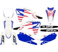 Kit grafica Ufo Patriot per Yamaha Bianco