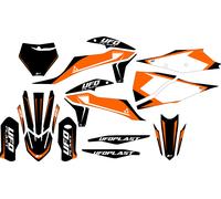 Kit grafica Ufo Stokes per Ktm Nero