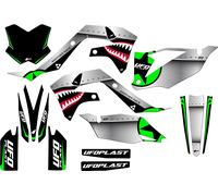 Kit grafica Ufo Thunder per Kawasaki Nero
