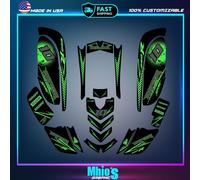 Kit grafica YAMAHA RAPTOR 660 2001 2002 2003 2004 2005 decalcomanie adesivi A...