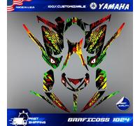 Kit grafica Yamaha Raptor 700 700R dal 2013 2014 2017 al 2025 decalcomanie...