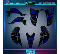 Kit Grafica Yamaha YFZ 450 2003 2004 2005 2006 2007-2008 Decalcomanie Adesivi...